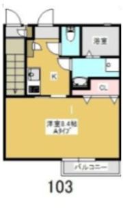 ハピネスの間取り画像