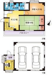 伊奈町中央貸家①の間取り画像