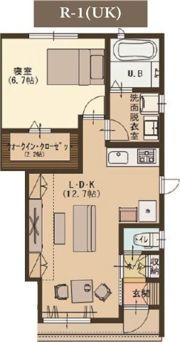 ユーソニアン・安政町Aの間取り画像
