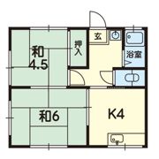 コーポ曙の間取り画像