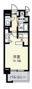 ブランクレール谷町の間取り画像