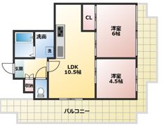 メゾンエイコー瀬田の間取り画像