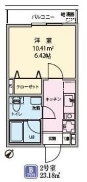 ルクール上板橋の間取り画像