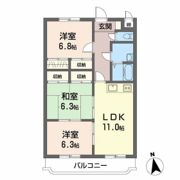 エステートNの間取り画像