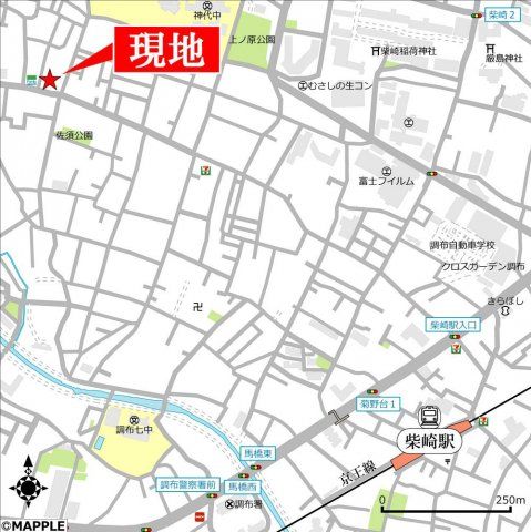 近くに施設あり