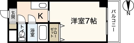 リバーサイド中村の間取り画像