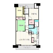 ブランズシティ守谷1107の間取り画像