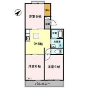 サンパークハイツの間取り画像