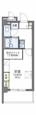 レオパレス小禄泉原當間の間取り画像