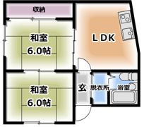 田井町マンションの間取り画像