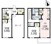 アウラガレージの間取り画像