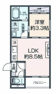 Tidy西小倉の間取り画像