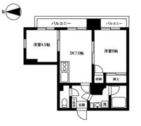 オークビル田無の間取り画像