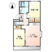 サングリーンプレイスの間取り画像