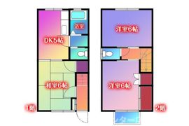 シャトー津田Ⅱの間取り画像