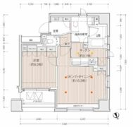 ドゥーエ銀座イーストⅡの間取り画像