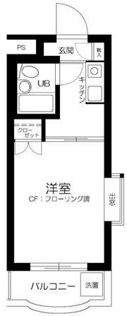 ハイタウン新丸子ナンバー2の間取り画像