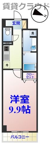 アーバンシャトー千葉の間取り画像