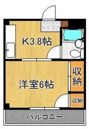 ディアコートの間取り画像