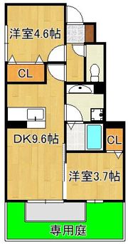 セジュールS・Aの間取り画像