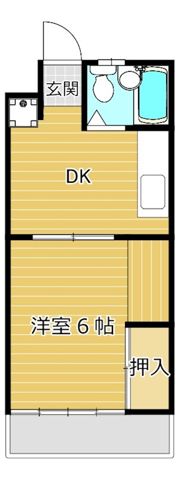 リバーサイドAの間取り画像