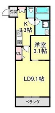 PLEINSOLEIL府中本町の間取り画像