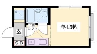 上沢ハイツの間取り画像