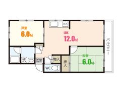 第2サンハイツ石丸の間取り画像