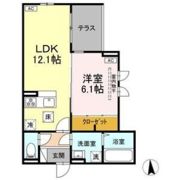 (仮)D-ROOM宮城野区小田原2丁目Aの間取り画像