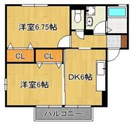 シャトン・アイA棟の間取り画像
