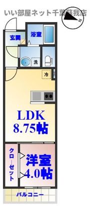 ルミエールA棟の間取り画像