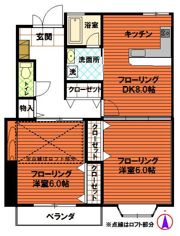 ベルクハウスの間取り画像