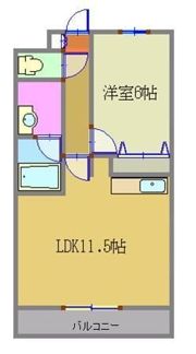 ハバードリーム3番館の間取り画像