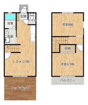 アイランドビレッジ Aの間取り画像