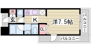 アーバネックス神戸駅前の間取り画像
