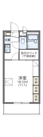 レオパレス湘南Aの間取り画像