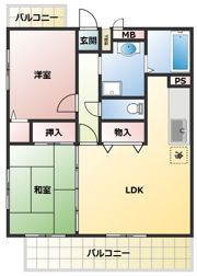 IKM菊陽の間取り画像