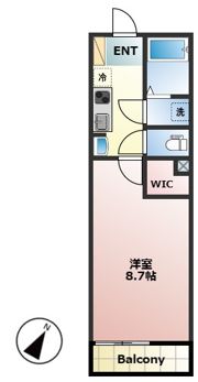 フォレスト西所沢の間取り画像