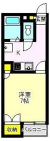 シティーパレス上中居第一の間取り画像