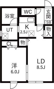 なごみハウス新富Ⅰの間取り画像