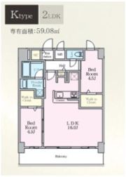 LUXENA+PAWS南行徳の間取り画像