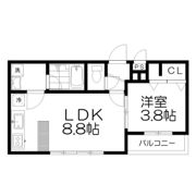 ローザハイム通町 東棟の間取り画像