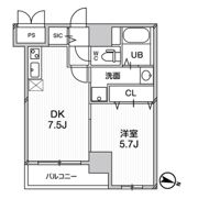 プレアデス千里山田の間取り画像
