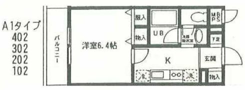 コルヌイエ・蓮根の間取り画像