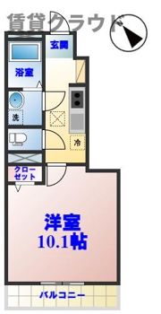 クレオールの間取り画像