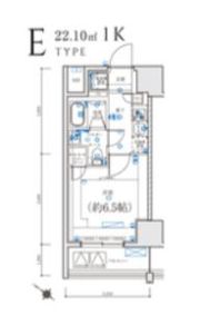 LEXE横濱関内の間取り画像