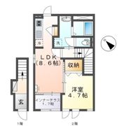 ルトゥール野村の間取り画像