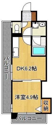 レジーナ小倉の間取り画像