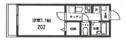 北方館ウエストの間取り画像