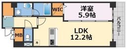 パークサイド本町の間取り画像